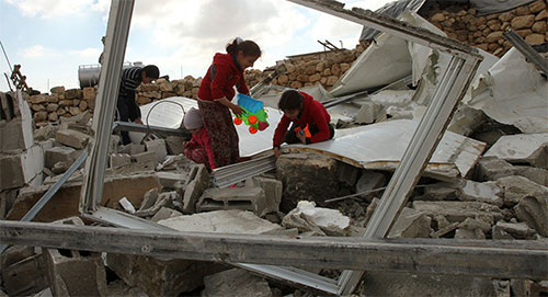 casa demolida por la ocupación israelí